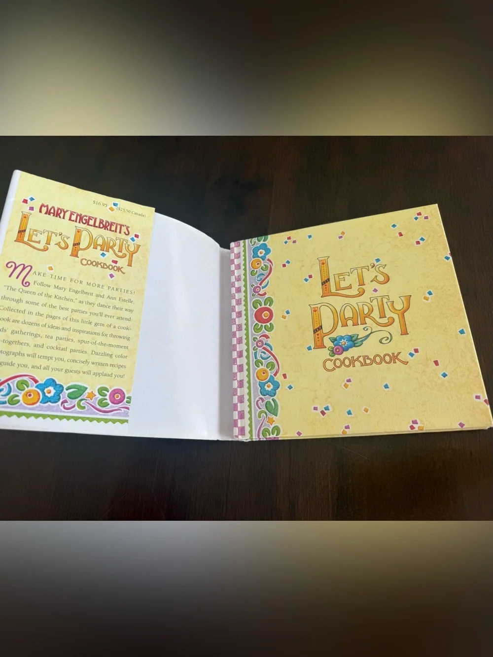Mary Engelbreit's Let's Party Cookbook - Pink Cover